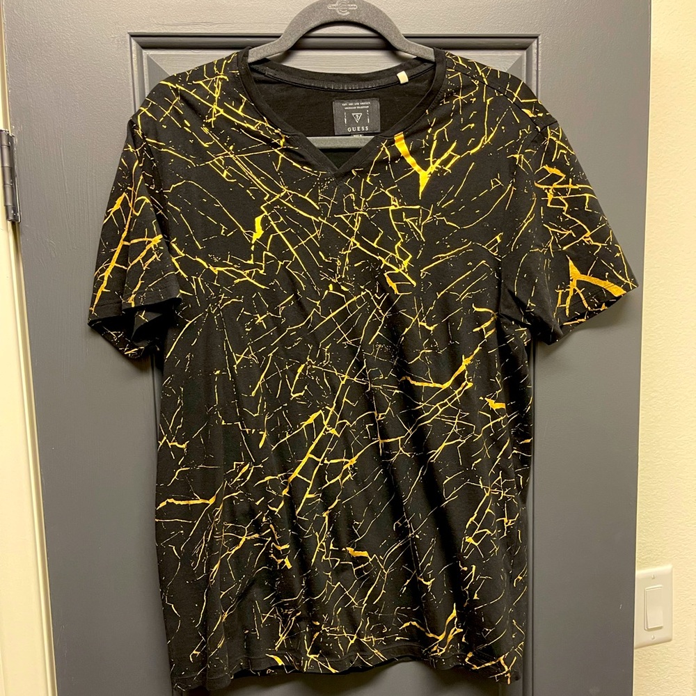 Guess gold marble T-shirt